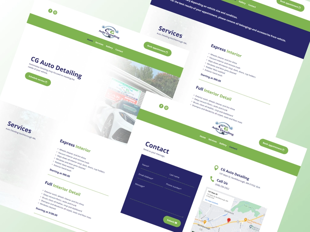 criação de sites web designer freelancer